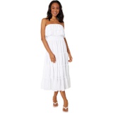 1.STATE Strapless Ruffle Tiered Maxi Dress