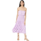 1.STATE Strapless Ruffle Tiered Maxi Dress