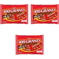 100 Grand Candy Bars, Fun Size, 11 Oz Pack Of 3