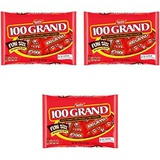 100 Grand Candy Bars, Fun Size, 11 Oz Pack Of 3
