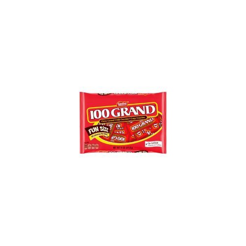  100 Grand Candy Bars, Fun Size, 11 Oz Pack Of 3