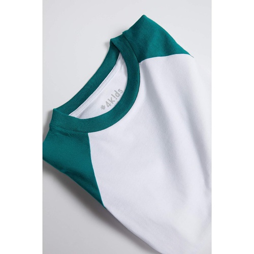  #4kids Essential Raglan Long Sleeve Shirt (Little Kids/Big Kids)
