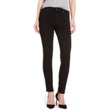 AG Farrah High Waist Ankle Skinny Jeans_SUPER BLACK