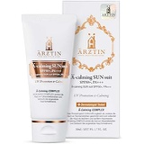 ARZTIN ARZTIIN A-Calming Sun Suit SPF50+, PA+++, Regenerative & calms skin Care Moisturizing sunscreen with brightening and anti-aging, 1.7 Fl, Oz