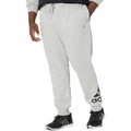 Adidas Big & Tall Big Logo Tapered Cuff Fleece Pants