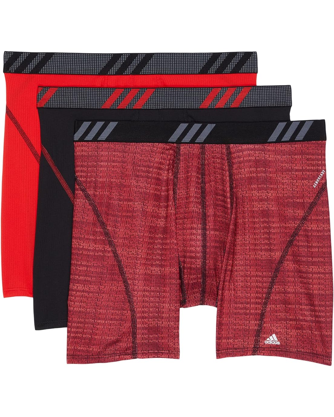 Adidas Sport Performance Mesh Boxer Brief Underwear 3-Pack