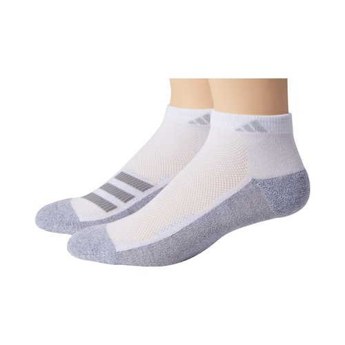아디다스 Adidas Kids Cushioned Angle Stripe Low Cut Socks 6-Pack (Little Kid/Big Kid/Adult)