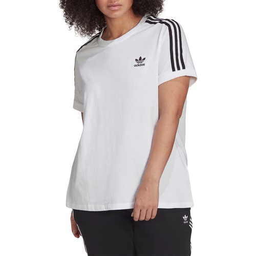 아디다스 adidas Classic 3-Stripes T-Shirt_WHITE