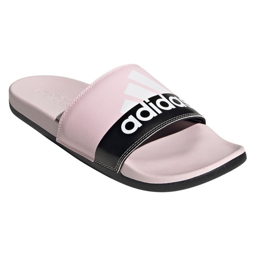 아디다스 adidas Adilette Comfort Slide Sandal_CLEAR PINK/ WHITE/ CORE BLACK