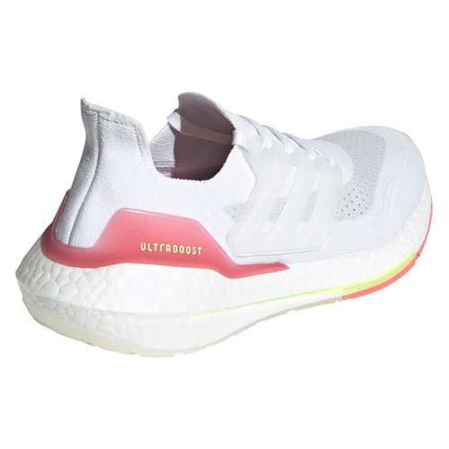 아디다스 adidas UltraBoost 21 Running Shoe_WHITE/ WHITE/ HAZY ROSE