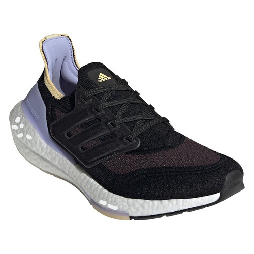 아디다스 adidas UltraBoost 21 Running Shoe_BLACK/ BLACK/ VIOLET TONE