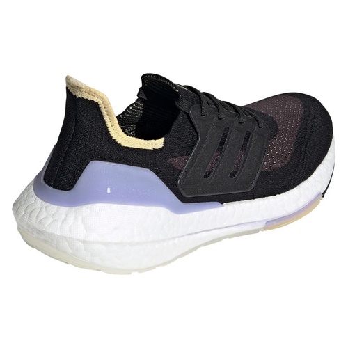 아디다스 adidas UltraBoost 21 Running Shoe_BLACK/ BLACK/ VIOLET TONE