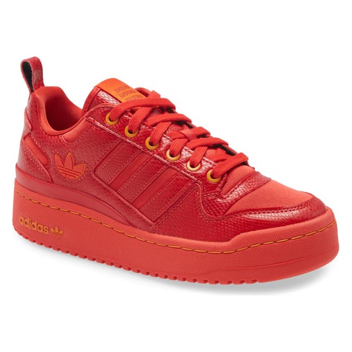 아디다스 adidas Forum Bold Platform Sneaker_RED/ RED/ BRIGHT ORANGE