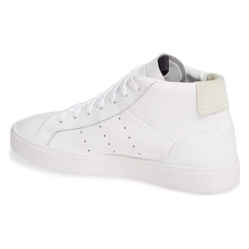 아디다스 adidas Sleek Mid Sneaker_WHITE/ WHITE/ CRYSTAL WHITE