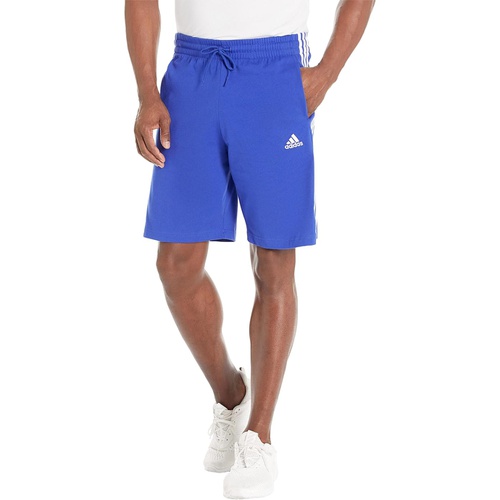 아디다스 Mens adidas Essentials 3-Stripes Single Jersey Shorts