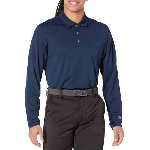 아디다스 Mens adidas Golf UPF Long Sleeve Polo