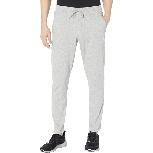 아디다스 Mens adidas Essentials Single Jersey Tapered Open Hem Pants