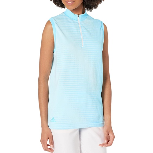 아디다스 Womens adidas Golf Primeknit Polo Shirt