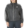 Womens adidas Outdoor Plus Size BSC 3-Stripes Wind Jacket