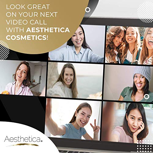  Aesthetica Starlite Highlighter - Metallic Shimmer Highlighting Makeup Powder - Venus (Pearlescent White)