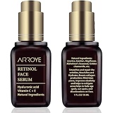 AirroYE Anti-Aging & Anti-Wrinkle Retinol Serum for Face for Women and Wen, Dark Spot Corrector Remover for All Skin Type  Natural Ingredients with Hyaluronic acid, Vitamin C + E
