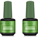 Aliver Magic Nail Polish Remover,Professional Removes Soak-Off Gel Nail Polish In 3-5 Minutes,Quickly & Easily,Dont Hurt Your Nails (2Pack)