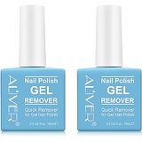 Aliver - Magic Nail Polish Remover 2Pack, Remover Nail Art Lacquer in 3-5 Minutes Easily Removes Soak-Off Gel Nail Polish, Easily & Quickly Soak Off Gel Polish No Need For Foil, So