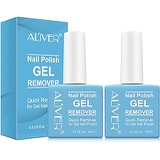 Aliver Gel Nail Polish Remover 2 Pack, Easily & Quickly Removes Soak-Off Gel Nail Polish, Professional Nail Polish Remover, Protect Your Nails, Take effect in 3-5 Minutes, 0.5 Fl O