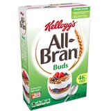 (Discontinued Version) Kelloggs All-Bran Buds, Breakfast Cereal, Wheat Bran, Excellent Source of Fiber, 17.7 oz Box
