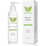 Amara Beauty Facial Cleanser with 15% Vitamin C, Aloe Vera, Rosehip Oil & Tea Tree Oil, 6 fl. oz.