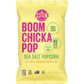 Angie’s BOOMCHICKAPOP Angies BOOMCHICKAPOP Gluten Free Sea Salt Popcorn, 0.6 Ounce Vegan Snack Pack Bags (Pack of 24)