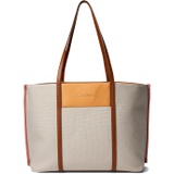 Anne Klein Large Color-Blocked Canvas Tote