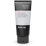 Anthony Shave Gel, 6 Fl Oz, Contains Aloe Vera Beads, Eucalyptus, Rosemary, and Carrageenan Extracts, Heals, Soothes, Protects Your Skin for A Smooth Shave