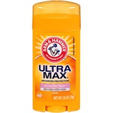 ARM & HAMMER Ultra MAX Deodorant- Powder Fresh- Solid Oval - 2.6oz- Made with Natural Deodorizers (Pack of 6)