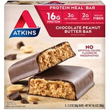 Atkins Protein Meal Bar, Chocolate Peanut Butter, Keto Friendly, 5 Count