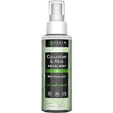 Azure Cosmetics Clair Beauty Cucumber & Aloe Facial Mist Spray - W/Aloe, Witch Hazel & Vitamins | Cooling & Hydrating | Restores Dry, Dehydrated Skin - 118mL