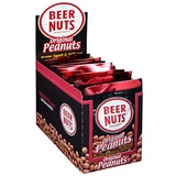 BEER NUTS Original Peanuts - 12-Count 3oz Single Serve Bags, Sweet and Salty, Gluten-Free, Kosher, Low Sodium Peanut Snacks