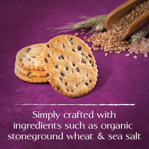  Back to Nature Crackers, Organic Stoneground Wheat, 6 Ounce