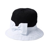 Badgley Mischka Crochet Crown Bucket Hat