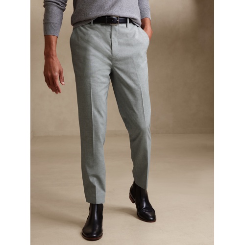 바나나리퍼블릭 Tailored-Fit Light Gray Suit Trouser