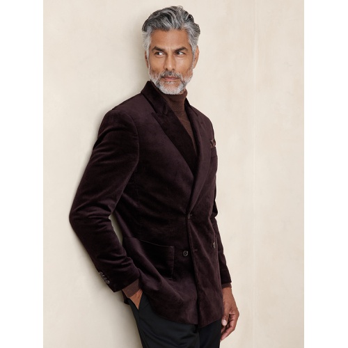 바나나리퍼블릭 Tailored-Fit Luxe Velvet Jacket
