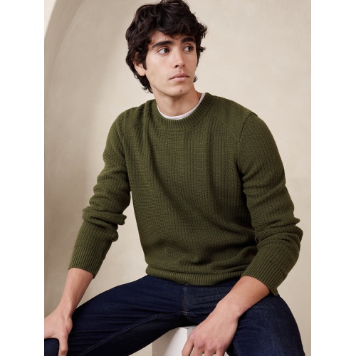 바나나리퍼블릭 Textured Cotton Sweater