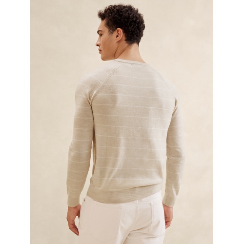 바나나리퍼블릭 Merino Wool Striped Sweater