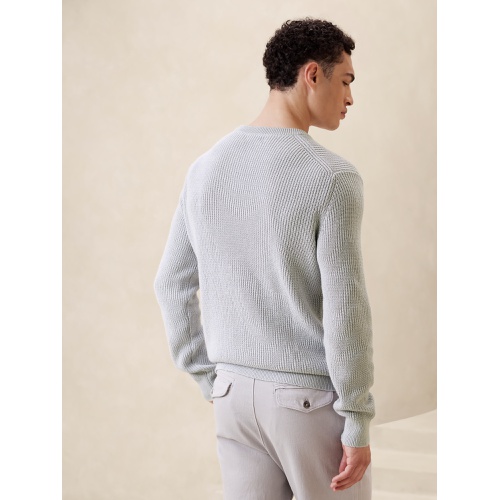 바나나리퍼블릭 Midweight Linen-Blend Sweater