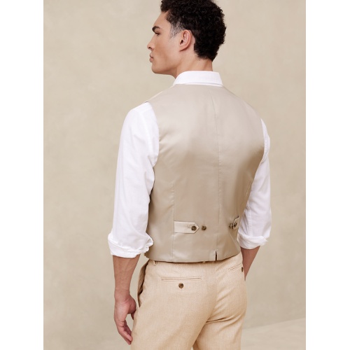 바나나리퍼블릭 Tailored-Fit Linen-Blend Vest
