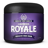Barberry Coast Shave Co. Lavender Royale Shaving Cream for Men - Made with Shea Butter, White Tea & All Natural Ingredients - Full of Organic Soothers, Moisturizers & Anti-Oxidants