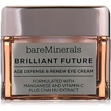 bareMinerals Brilliant Future Age Defense and Renew Eye Cream, 0.5 Ounce, clear