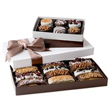 Barnetts Fine Biscotti Barnetts Chocolate Cookies & Biscotti Christmas Gift Baskets, Unique Gourmet Cookie Tower Gifts Holiday Food Ideas For Him Her Corporate Men Women Families Thanksgiving Valentin
