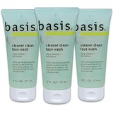 Basis Cleaner Clean Face Wash - Deep Cleans and Refreshes for Normal to Oily Skin, Oil-free, Soap Free - 6 fl. oz. (Pack of 3)