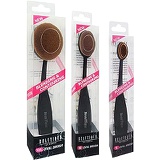 Beautia 3Pack Oval Makeup Brushes, Powder, Concealer. Contouring Makeup Tools (XXL/M/S)